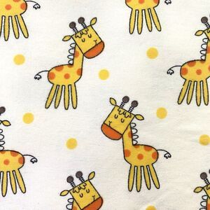 Baby Giraffe Flannel Fabric Nursery Cotton Print Sewing Crafting Jo-ann store